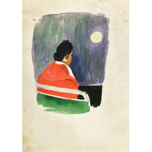 Ludwik MACIĄG (1920-2007), Zachód słońca