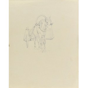 Ludwik MACIĄG (1920-2007), Koń z wozem