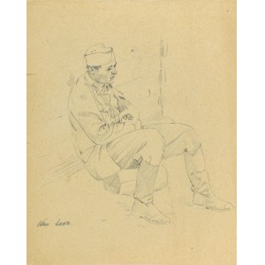 Ludwik MACIĄG (1920-2007), Ranny żołnierz