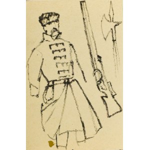 Ludwik MACIĄG (1920-2007), Nobleman and sketches of weapons