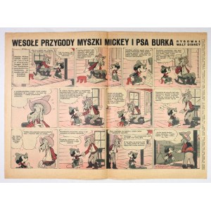 WESOŁE przygody myszki Mickey, odc. 12. 1938. [ostatnia karta pisma].