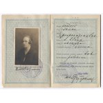 DOWÓD osobisty dla obywatela Rzeczypospolitej Polskiej wystawiony Bronisławie Plaskacz z Miedźna dn. 15 XI 1928 w Często...