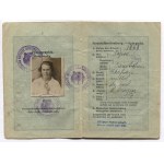 PASS. Paszport. Dokument wystawiony Feliksie Mrozińskiej z Częstochowy dn. 10 XII 1915 tamże, uprawniający do przekrocze...