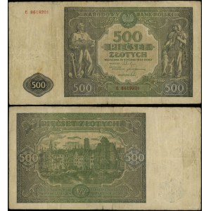 Poland, 500 zloty, 15.01.1946