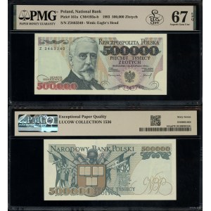 Polsko, 500 000 PLN, 16. 11. 1993