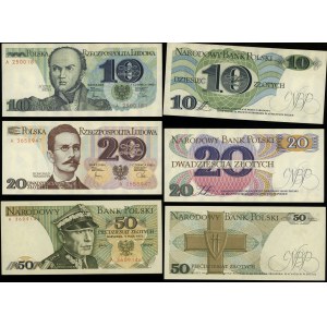 Poland, set of 3 banknotes, 1975-1982