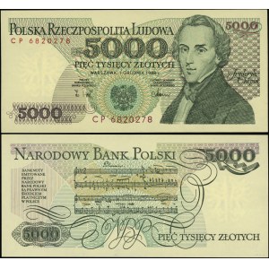 Poland, 5,000 zloty, 1.12.1988