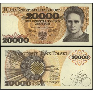 Poland, 20,000 zloty, 1.02.1989