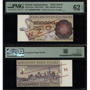 Poland, 200,000 zloty, 1.12.1989