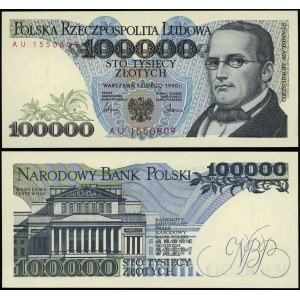 Poland, 100,000 zloty, 1.02.1990