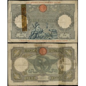 Italy, 100 lira, 14.01.1939