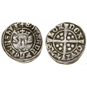 Anglia, pens (denar), (1302-1310), Londyn