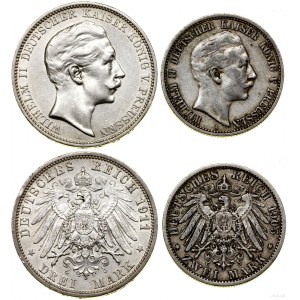 Germany, set of 2 coins, Berlin