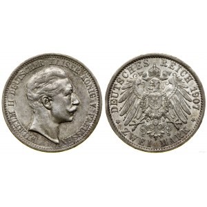 Niemcy, 2 marki, 1907 A, Berlin