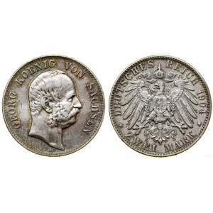 Niemcy, 2 marki, 1904 E, Muldenhütten