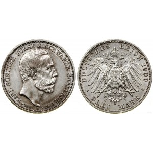 Niemcy, 3 marki pośmiertne, 1909 A, Berlin