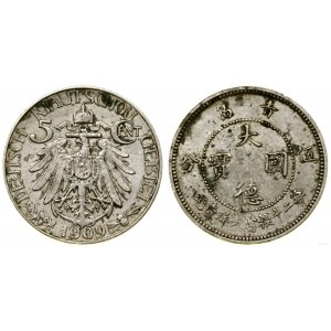 Niemcy, 5 centów, 1909, Berlin