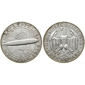 Niemcy, 5 marek, 1930 D, Monachium