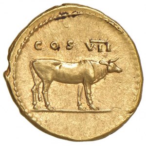 § Vespasian (69-79) AU Aureus (g 7.40) D/ Head the...