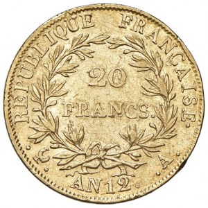 FRANCIA Napoleone I (1804-1814) 20 Franchi An. 12 …