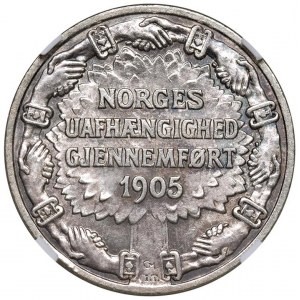 NORVEGIA Hakoon VII (1905-1957) 2 Kroner 1906 - KM…
