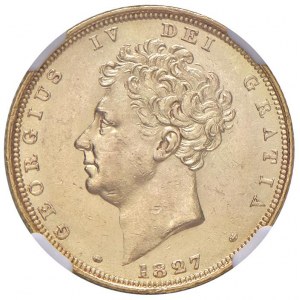 REGNO UNITO Giorgio IV (1820-1830) Sterlina 1827 -…