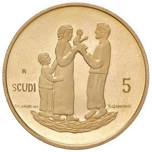SAN MARINO Nuova monetazione (1972- ) 5 Scudi 1994…
