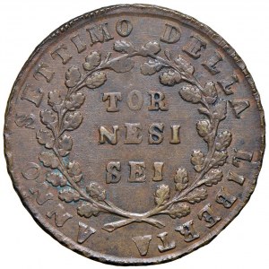 NAPOLI Repubblica napoletana (1799) 6 Tornesi 1799…