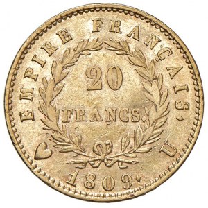TORINO Napoleone I (1804-1814) 20 Franchi 1809 U -…