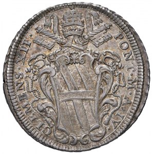 Clemente XII (1730-1740) Mezza piastra An. IV - Mu…