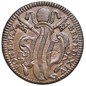 Benedetto XIV (1740-1758) Baiocco - Munt. 185 CU (…