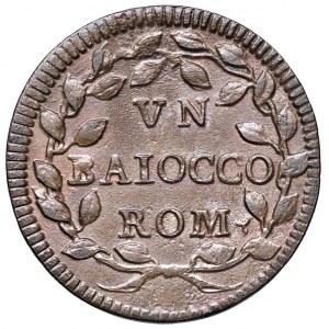 Benedetto XIV (1740-1758) Baiocco - Munt. 185 CU (…