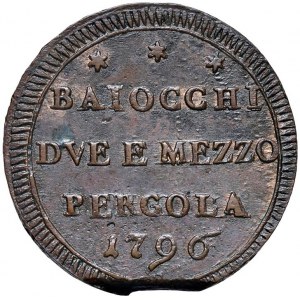 Pio VI (1775-1799) Pergola - 2 Baiocchi e mezzo 17…