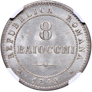 Seconda repubblica romana (1848-1849) 8 Baiocchi 1…