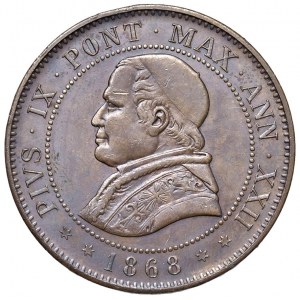 Pio IX (1846-1878) 4 Soldi 1868 An. XXII - Nomisma…