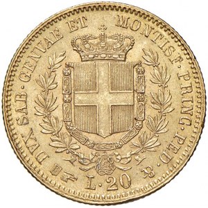 Vittorio Emanuele II (1849-1861) 20 Lire 1857 T - …