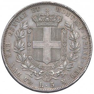 Vittorio Emanuele II (1849-1861) 5 Lire 1851 G - N…