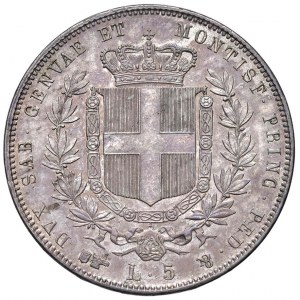 Vittorio Emanuele II (1849-1861) 5 Lire 1851 T - N…
