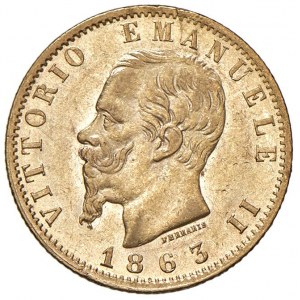 Vittorio Emanuele II (1861-1878) 20 Lire 1863 T - …