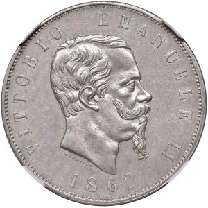 Vittorio Emanuele II (1861-1878) 5 Lire 1862 T - N…