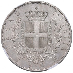 Vittorio Emanuele II (1861-1878) 5 Lire 1862 T - N…