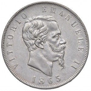 Vittorio Emanuele II (1861-1878) 5 Lire 1865 T - N…