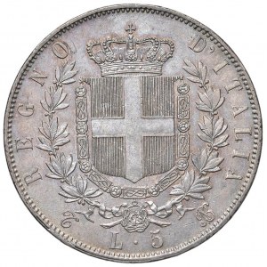 Vittorio Emanuele II (1861-1878) 5 Lire 1865 T - N…