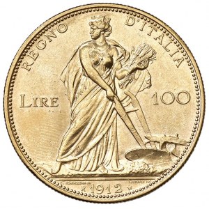 Vittorio Emanuele III (1900-1946) 100 Lire 1912 - …
