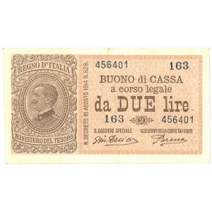 Vittorio Emanuele III (1900-1946) 2 Lire serie 163…