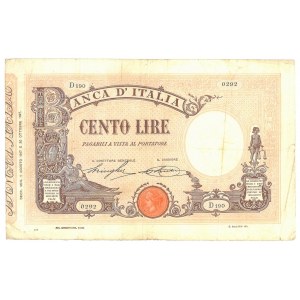 Vittorio Emanuele III (1900-1946) 100 Lire Matrice…