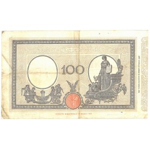 Vittorio Emanuele III (1900-1946) 100 Lire Matrice…