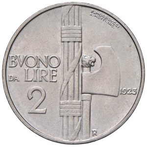 Vittorio Emanuele III (1900-1946) 2 Lire 1923 - No…