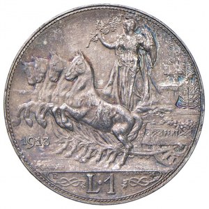 Vittorio Emanuele III (1900-1946) Lira 1913 - Nomi…