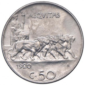 Vittorio Emanuele III (1900-1946) 50 Centesimi 192…